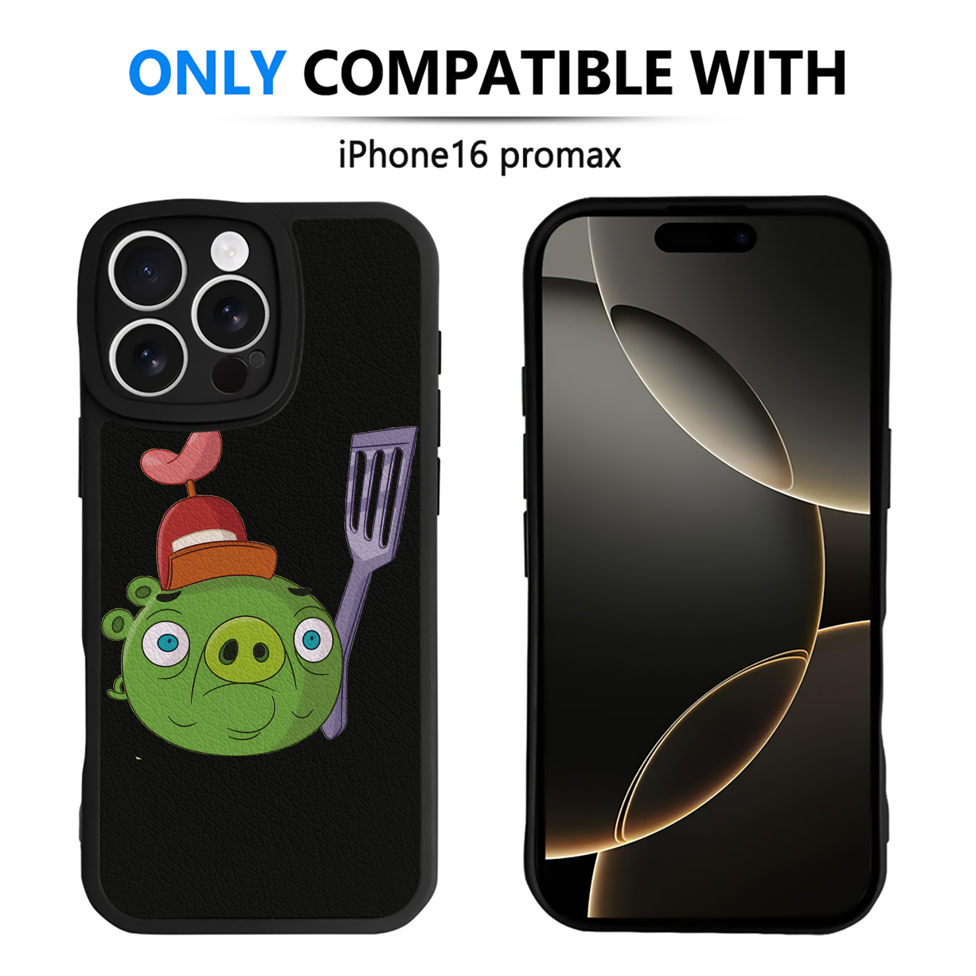 （画像用） Angry Birds アングリーバード 【iPhone 16シリーズ対応】シリコンスマホケース（レザー調） 材質：シリコン